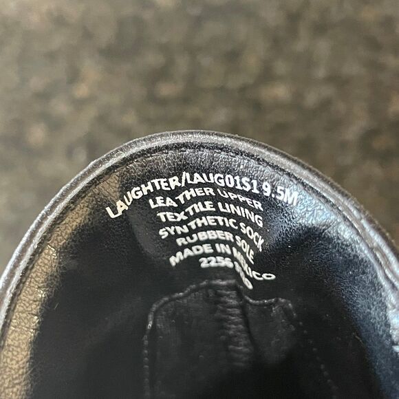 Size 9.5 Steve Madden Boots Womens Laughter Chelsea Ankle Booties Heels Black - Picture 7 of 8